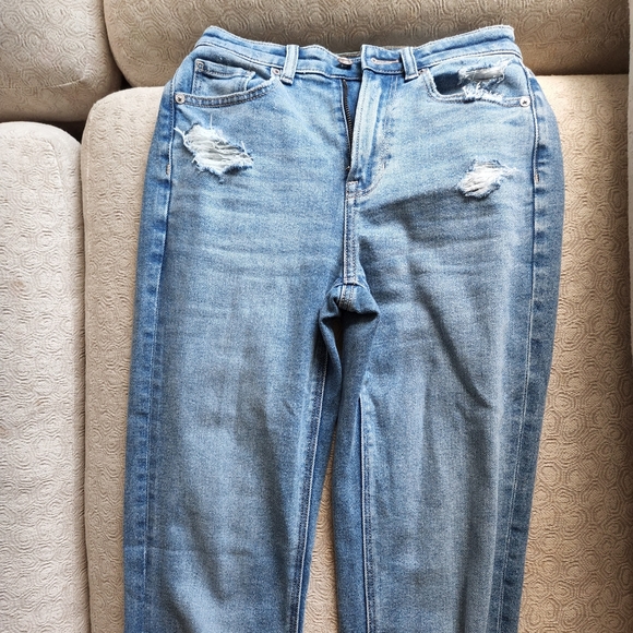 American eagle stretch mom Jean 00 long high waisted NWOT - Picture 2 of 2